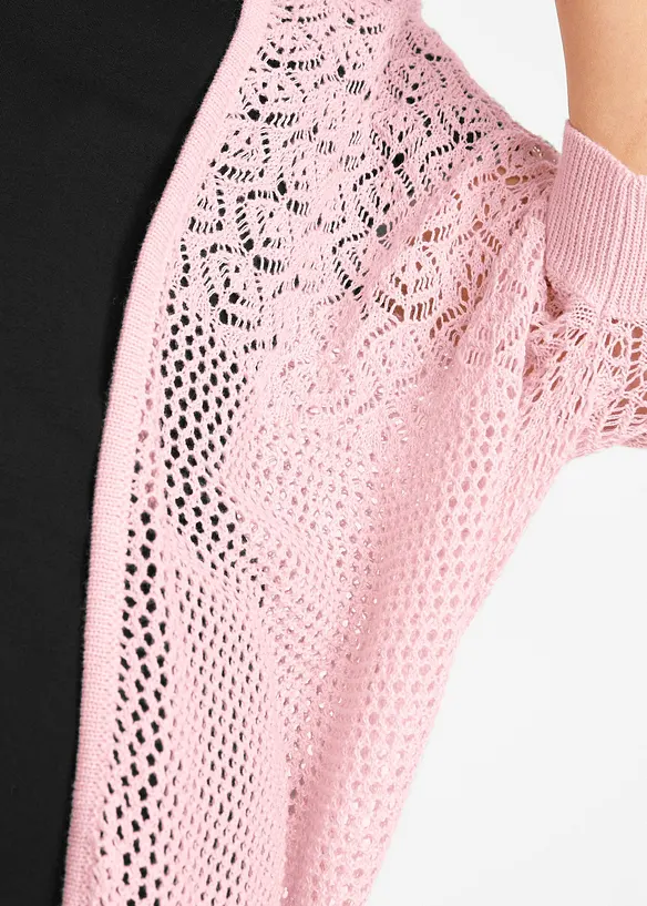Lang ajour vest, bonprix