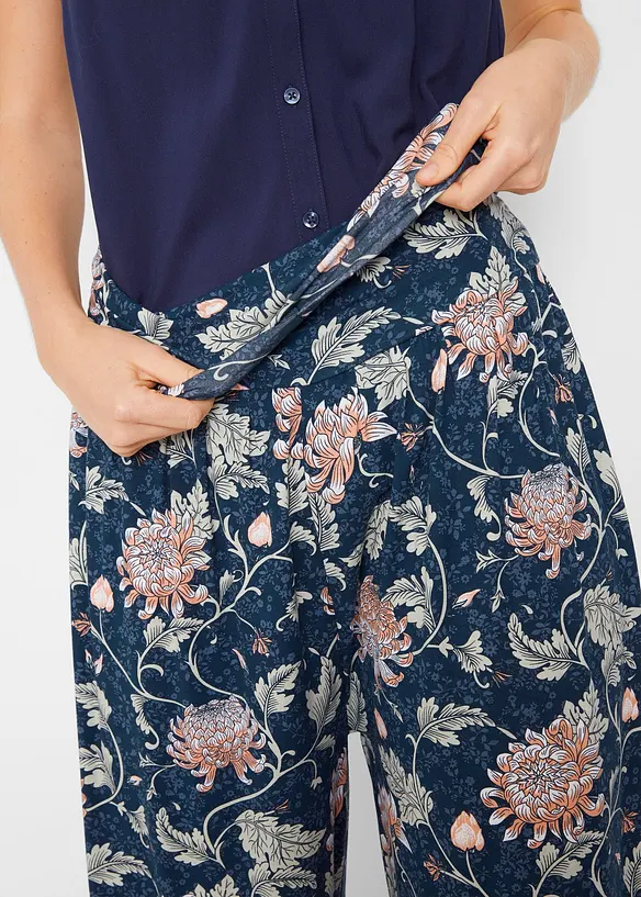 Jersey harembroek met comfortband, loose fit, bonprix