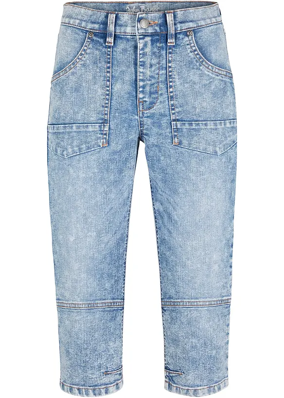 Stretch capri jeans, bonprix