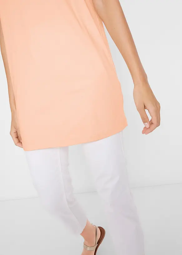 Lang basic T-shirt (set van 2), bonprix