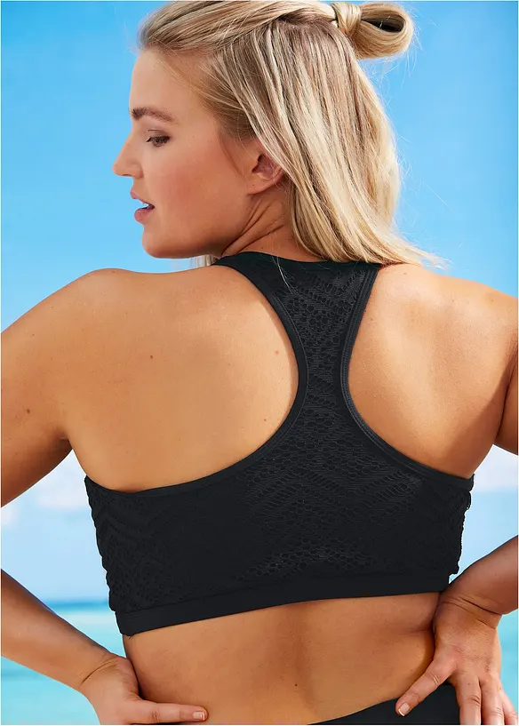 Bralette bikinitop van kant, bonprix