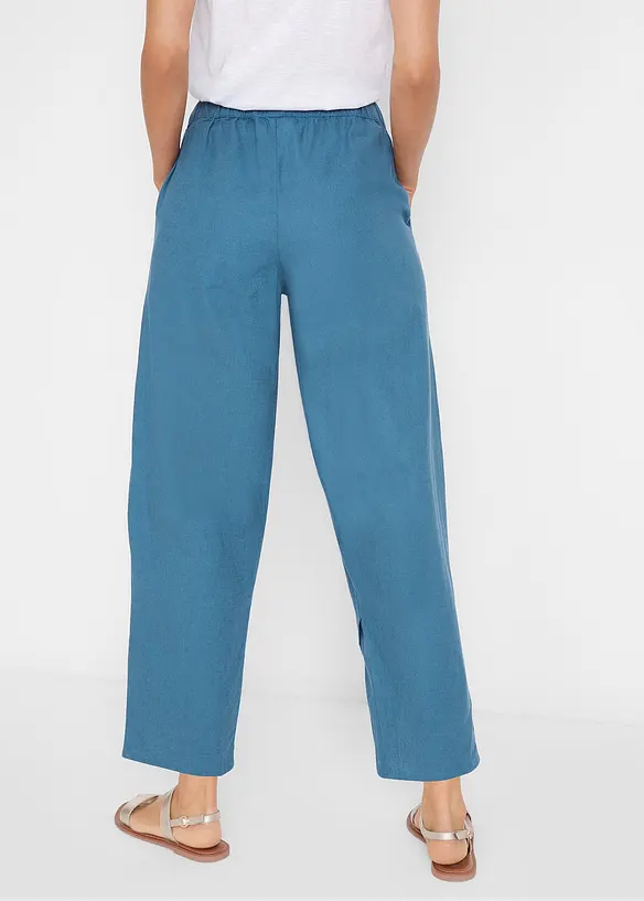 3/4 broek in een lichte linnenmix, bonprix