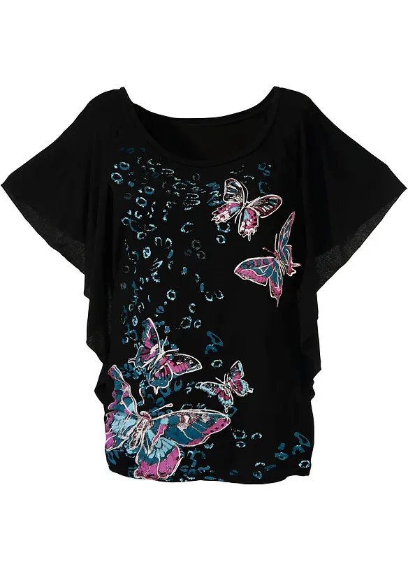Shirt met vleermuismouwen, bonprix