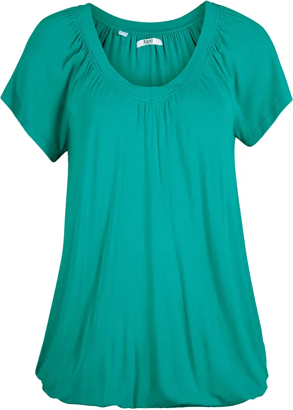 Shirt in een viscosemix, korte mouw, bonprix