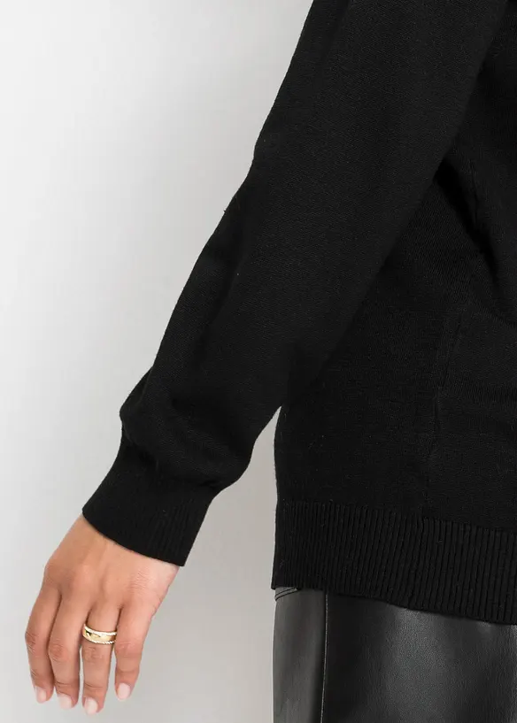 Oversized trui van een viscosemix, bonprix