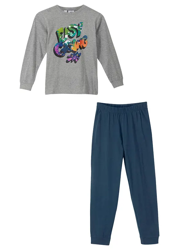 Pyjama met biologisch katoen (2-dlg. set), bonprix