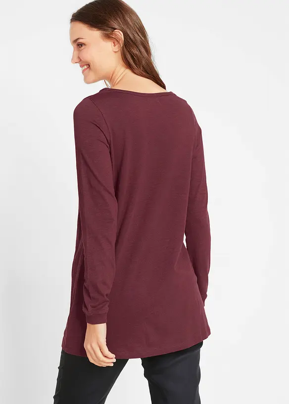 Longshirt van puur katoen, bonprix