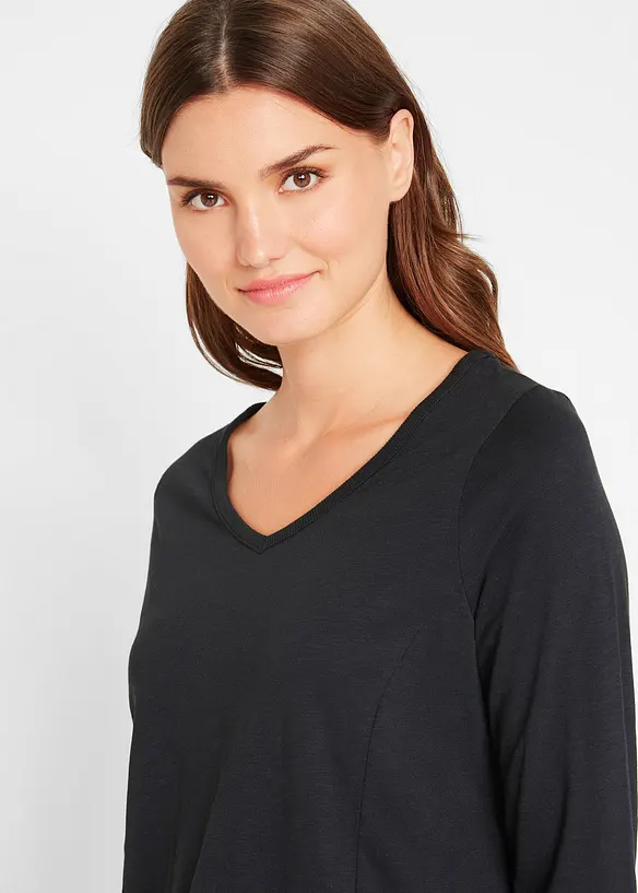 Longshirt van puur katoen, bonprix