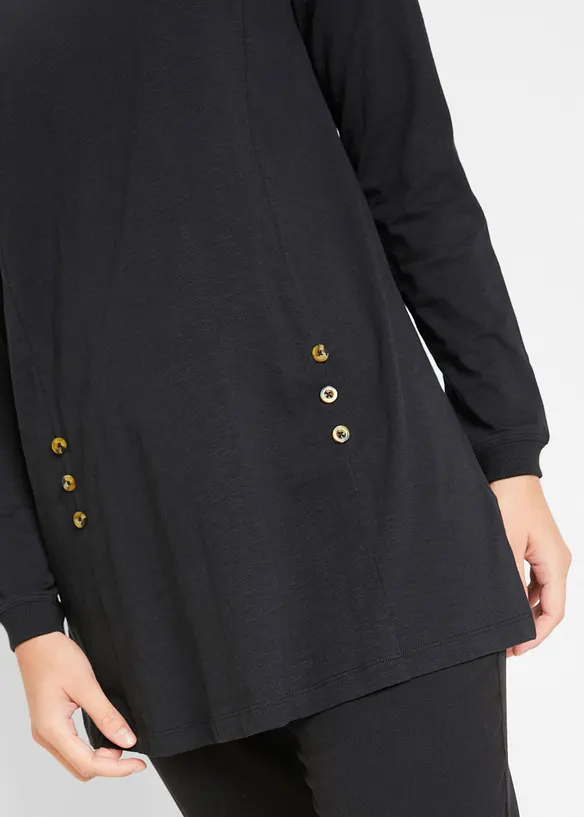 Longshirt van puur katoen, bonprix