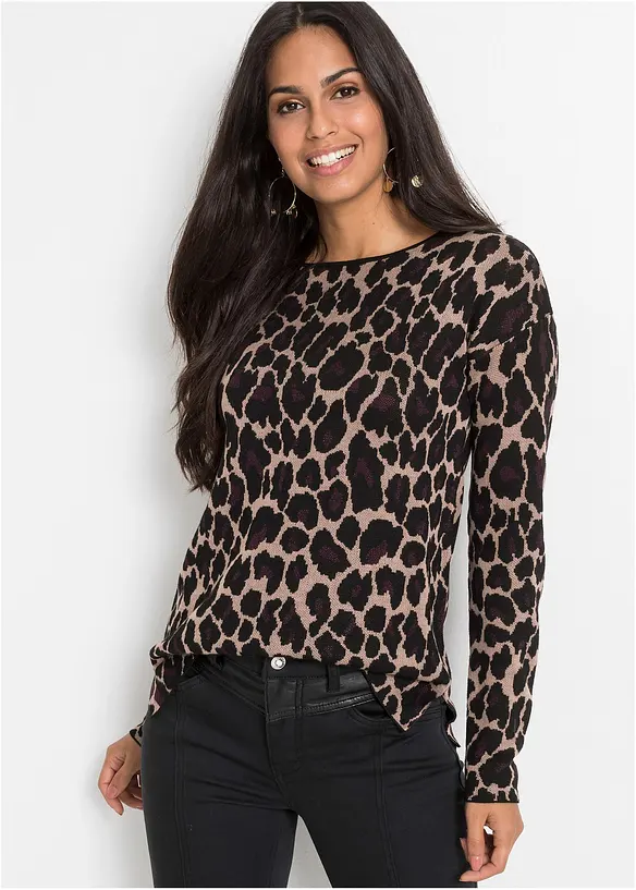 Jacquard trui, bonprix