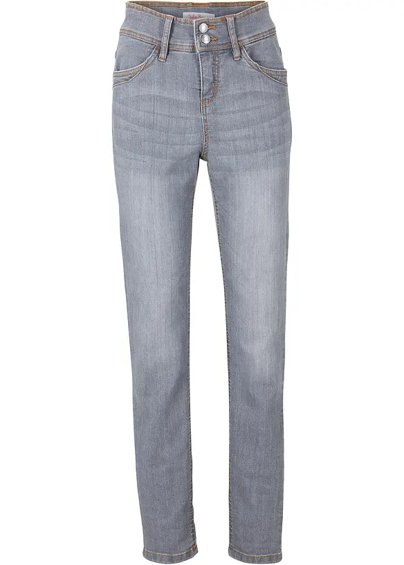 High waist comfort stretch jeans, slim fit, bonprix