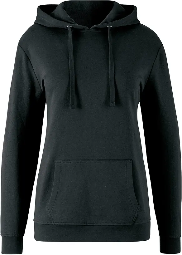 Basic hoodie van zacht frotté, bonprix