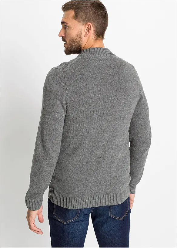 Gebreid vest van katoen, bonprix