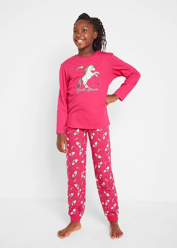 Pyjama van biologisch katoen (2-dlg. set), bonprix