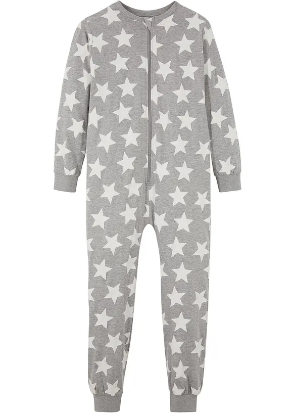 Kinderen pyjama onesie met biologisch katoen, bonprix