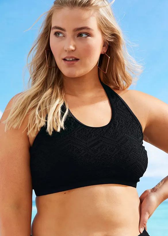 Bralette bikinitop van kant, bonprix