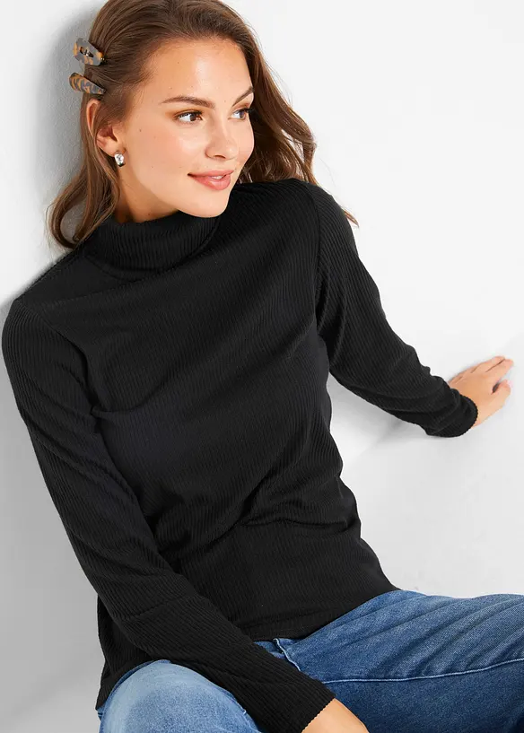 Thermoshirt met col, bonprix