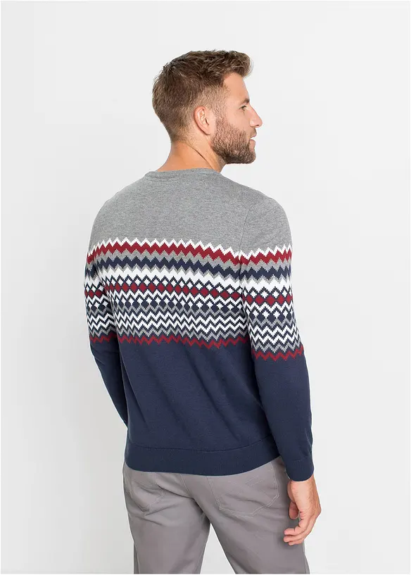 Noorse trui met katoen, bonprix