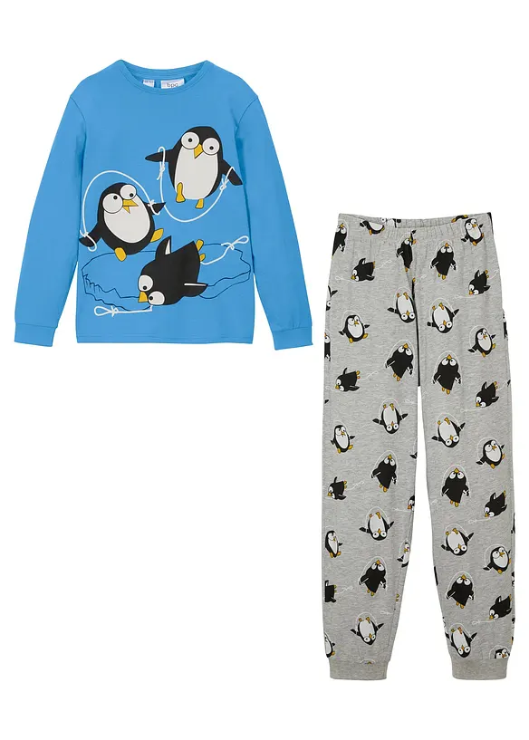 Pyjama met zacht biologisch katoen (2-dlg. set), bonprix