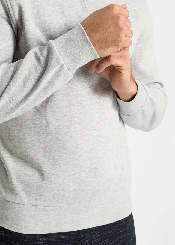 Sweater met troyer kraag, bonprix
