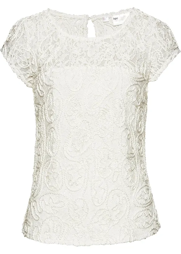 Blouse van koordkant, bonprix