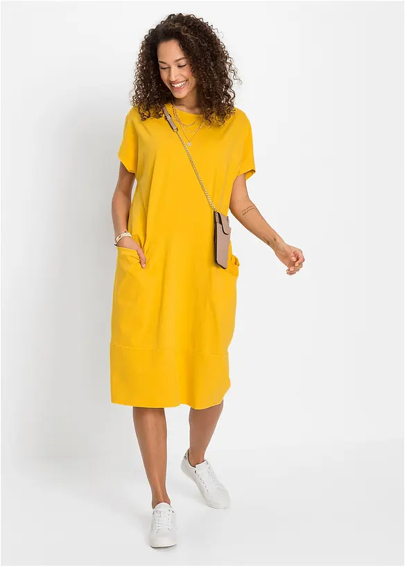 Jersey jurk met zakken, bonprix