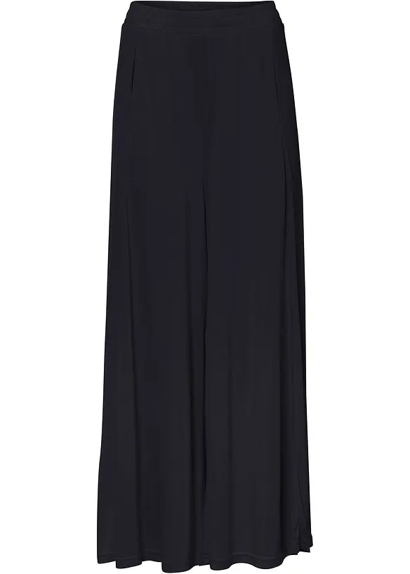 Jersey culotte met wijde pijpen, bonprix
