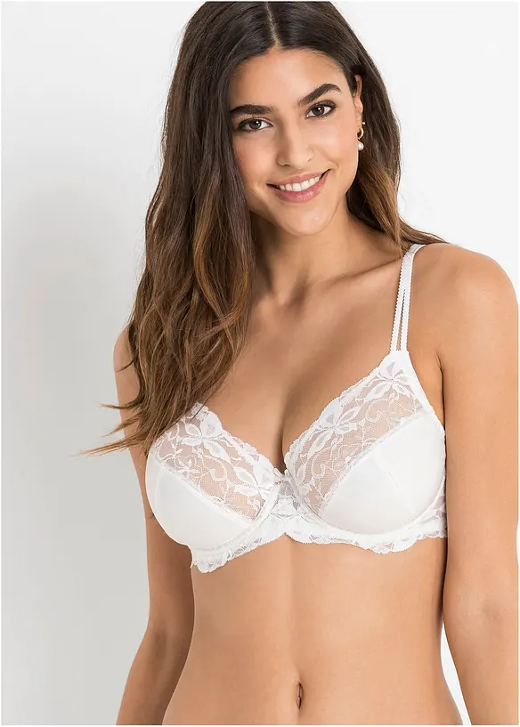Beugel bh met fijne kant (set van 2), bonprix