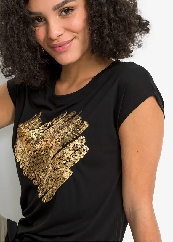Shirt in een viscosemix, bonprix