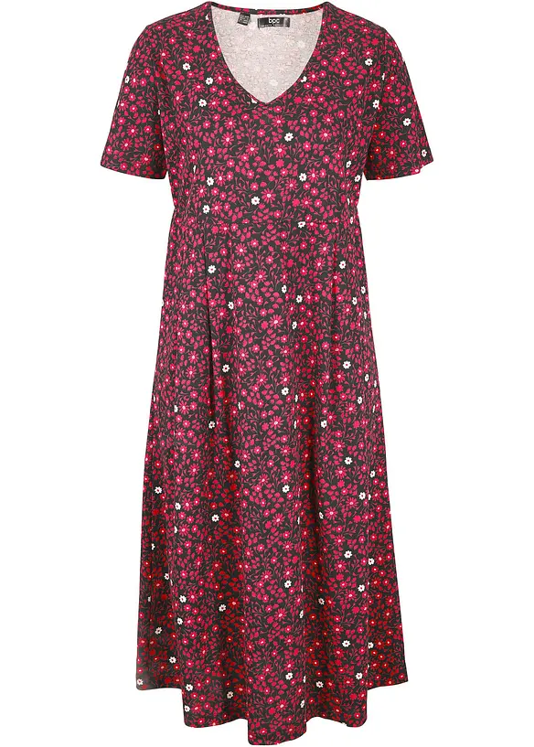 Midi jurk van katoen-jersey, bonprix