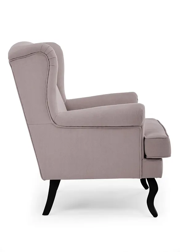 Oorfauteuil met gedraaide poten, bonprix