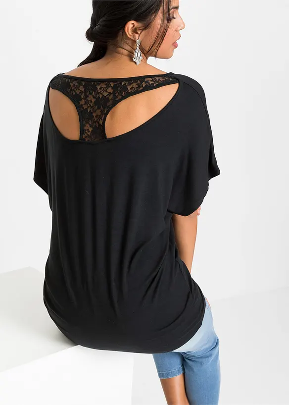 Shirt van viscosemix, bonprix