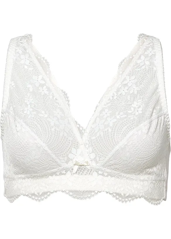 Bralette zonder beugels met biologisch katoen, bonprix