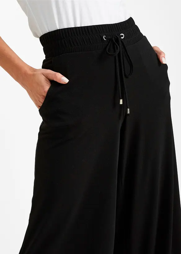Jersey broek met een comfortabele band, bonprix