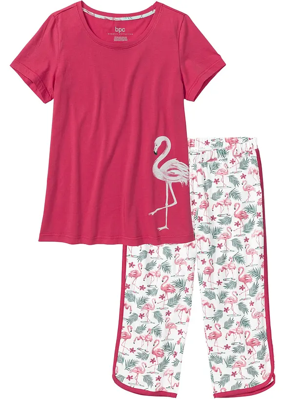 Capri pyjama van puur katoen, bonprix