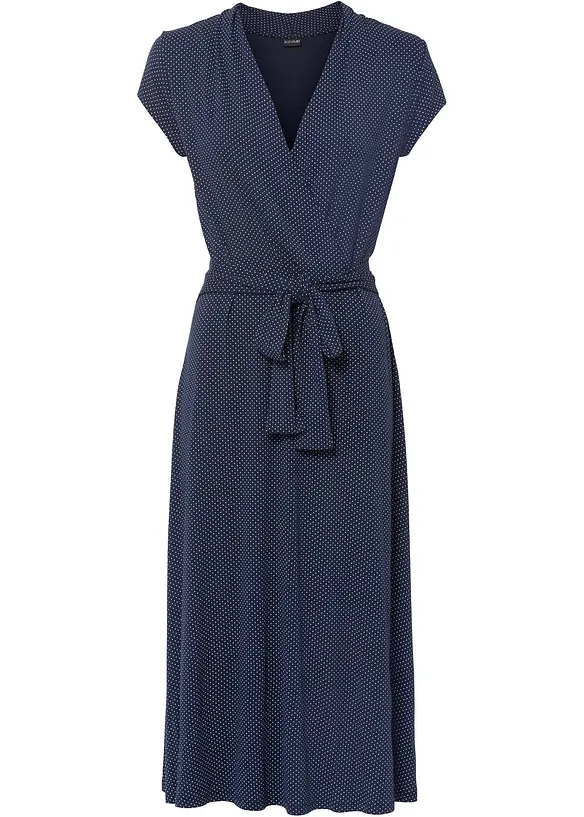 Midi jurk in een viscosemix, bonprix