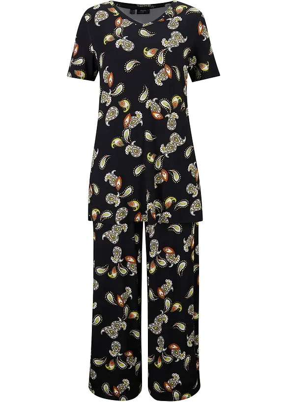Shirt en culotte in een soepele viscosemix (2-dlg. set), bonprix