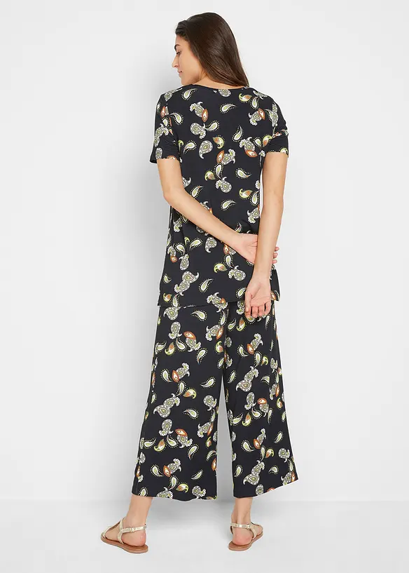 Shirt en culotte in een soepele viscosemix (2-dlg. set), bonprix
