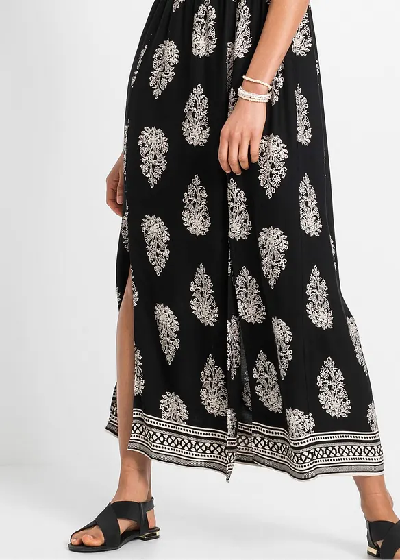 Carmen jurk van soepel viscose, bonprix