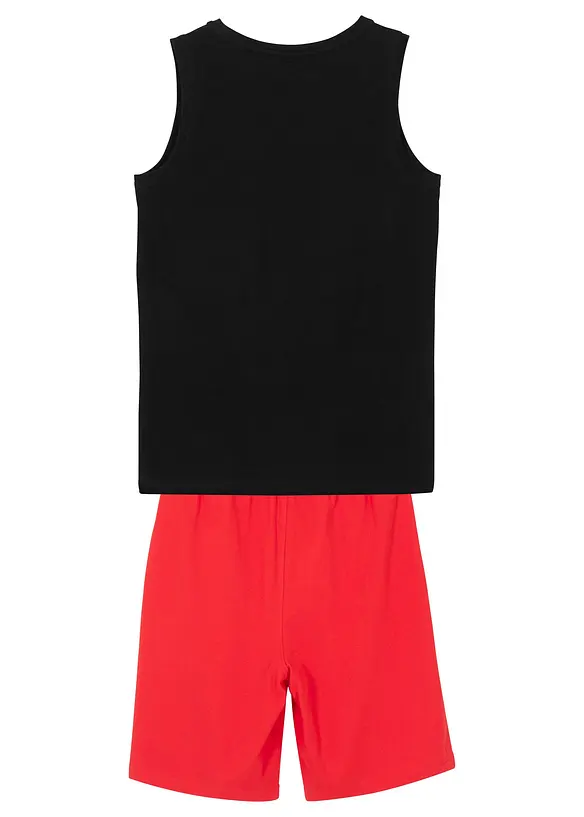 Jongens tanktop en korte broek van biologisch katoen (2-dlg. set), bonprix