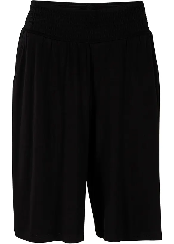 Wijde jersey bermuda in een viscosemix, bonprix