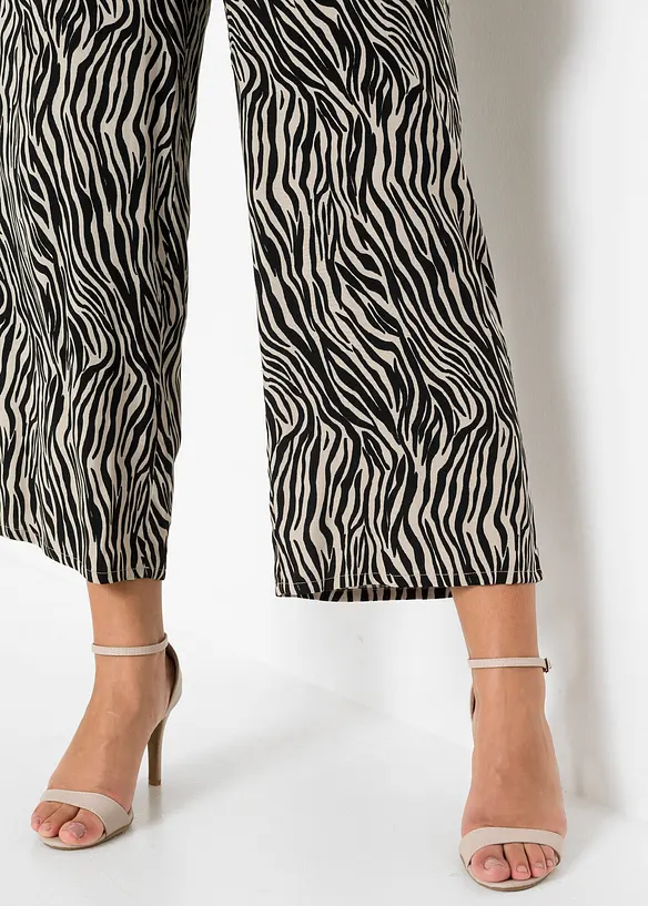 Gedessineerde culotte van soepele viscose, bonprix
