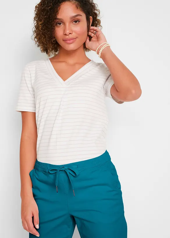 Instapbermuda met een comfortabele tailleband, bonprix
