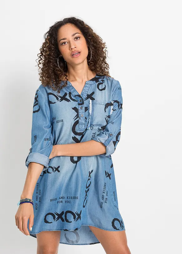 Jurk van soepel Lyocell, bonprix