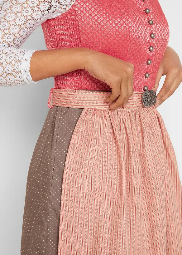 Dirndl met comfort, knielang (2-dlg. set), bonprix