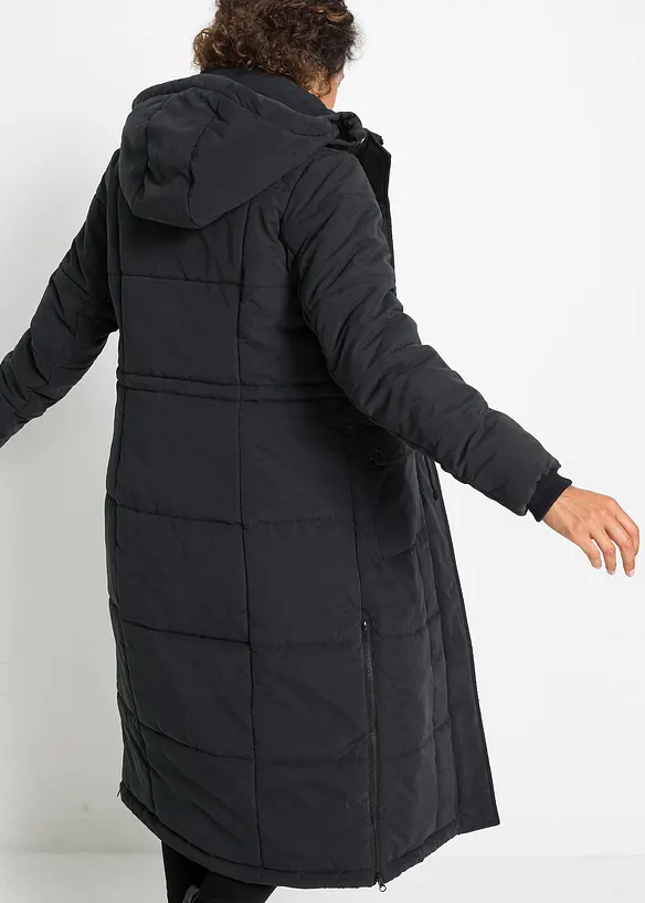 Winterjas met ritssluitingen opzij, bonprix