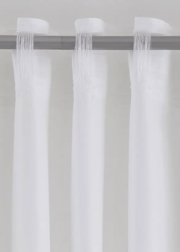 Microvezel gordijn met bloemenprint (1 stuk), bonprix