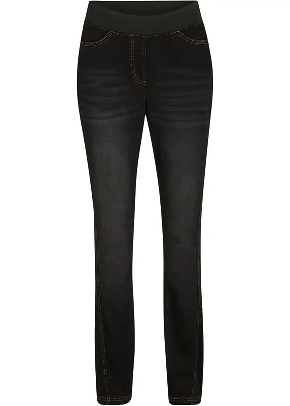 Thermojeans met naar voren verplaatste zijnaad en comfortband, bpc bonprix collection