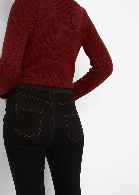 Thermojeans met naar voren verplaatste zijnaad en comfortband, bpc bonprix collection