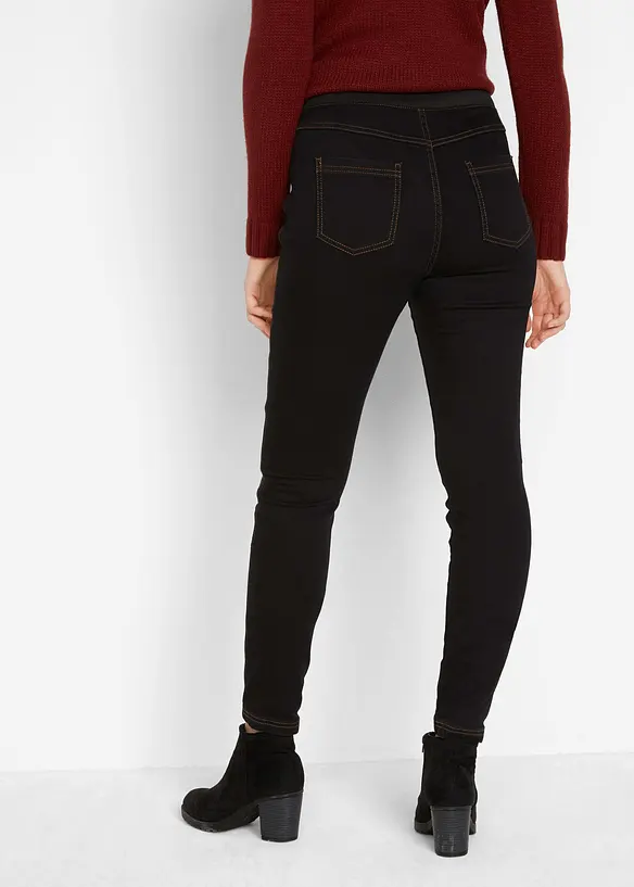 Thermojeans met naar voren verplaatste zijnaad en comfortband, bpc bonprix collection